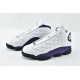 Air Jordan 13 Lakers White Black Court Purple University Gold 414571 105 Womens And Mens Shoes